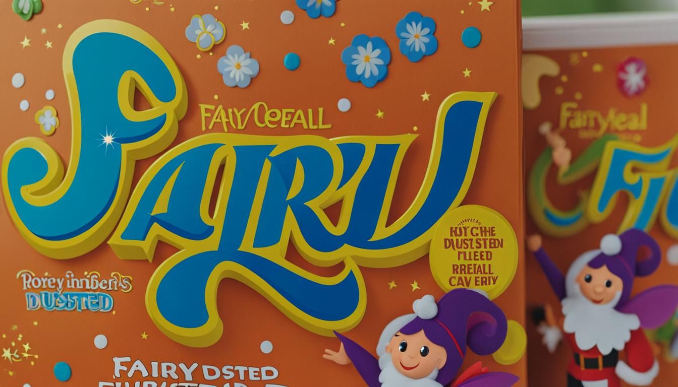 Fairy Dusted Cereal Box Design