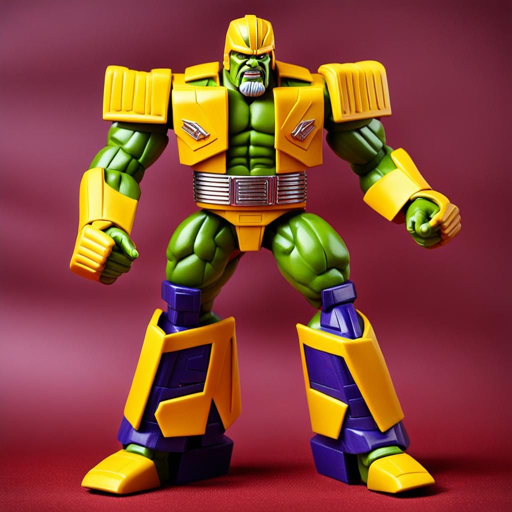 Hulk Hogan Transformer Toy