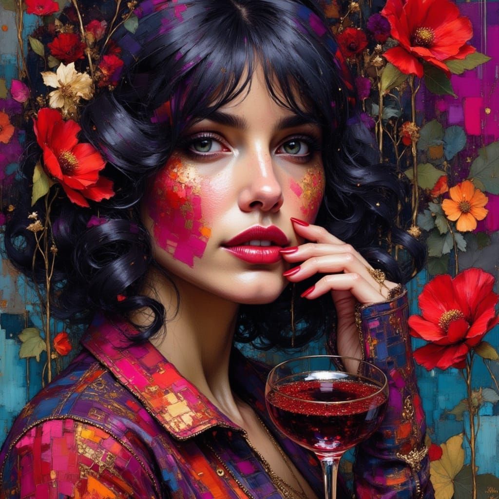 Vibrant Neurographic Art Therapy Inspired by Ink