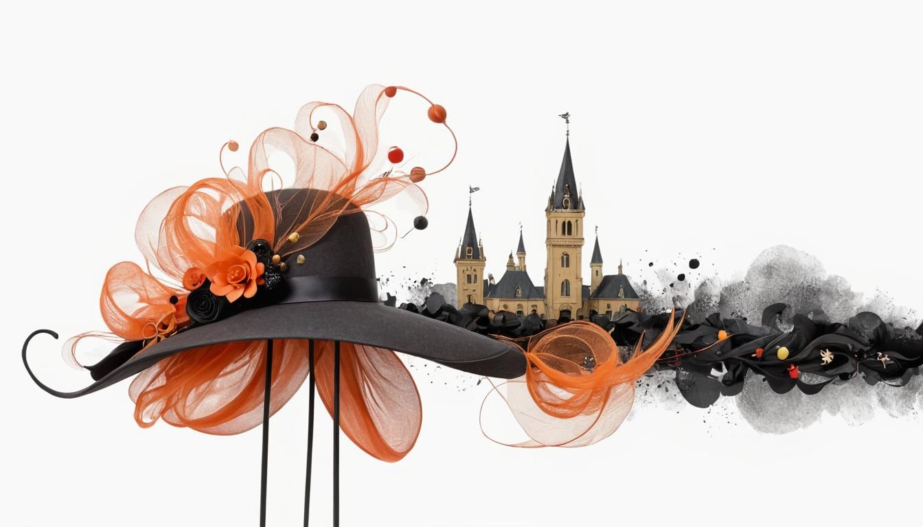 Whimsical Hats Collection with Abstract Designs