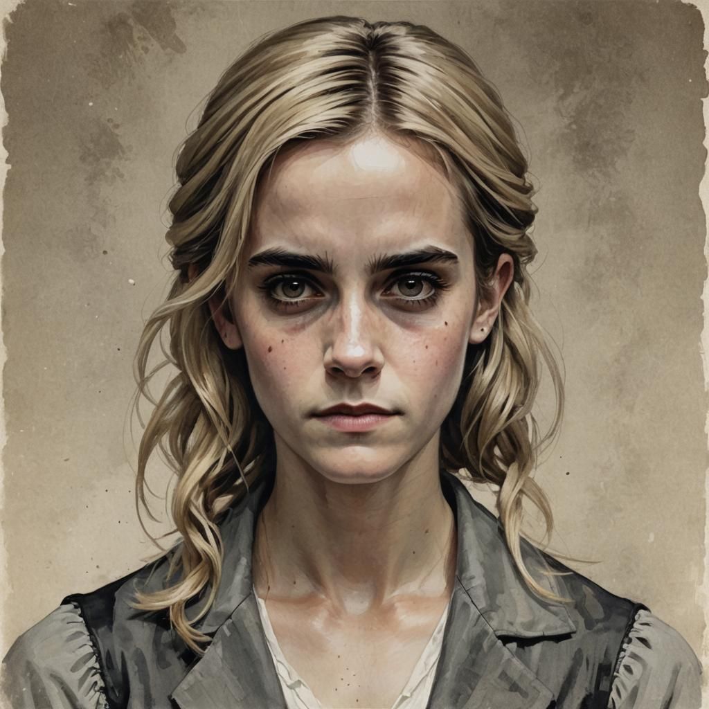 Emma Watson as Sinister Pagan Woman, 1885