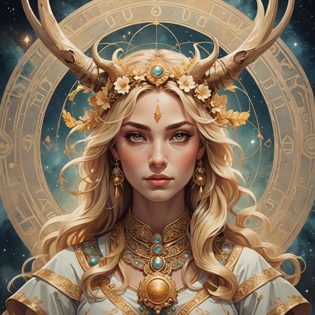 Awakened Taurus Woman Portrait
