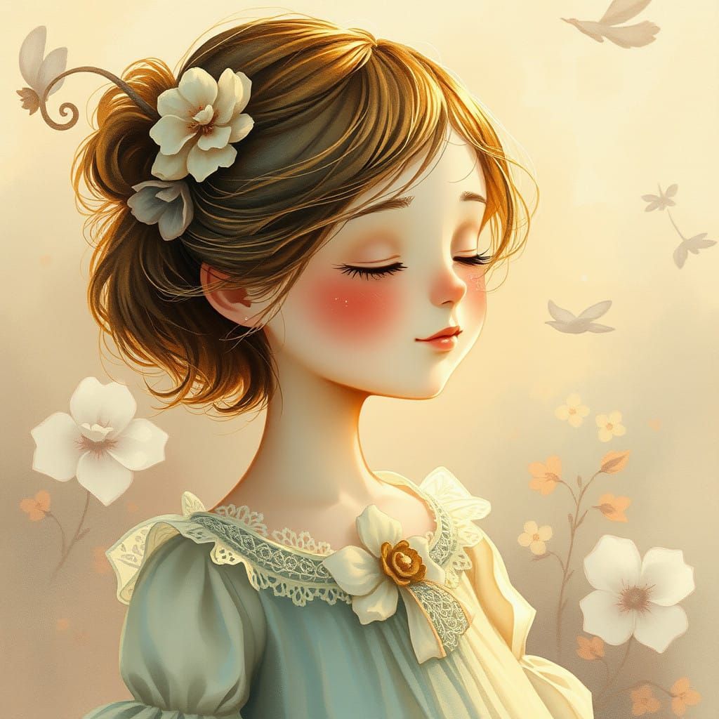 shy girl