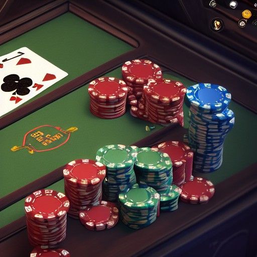 Detailed Matte Painting of a Poker Player