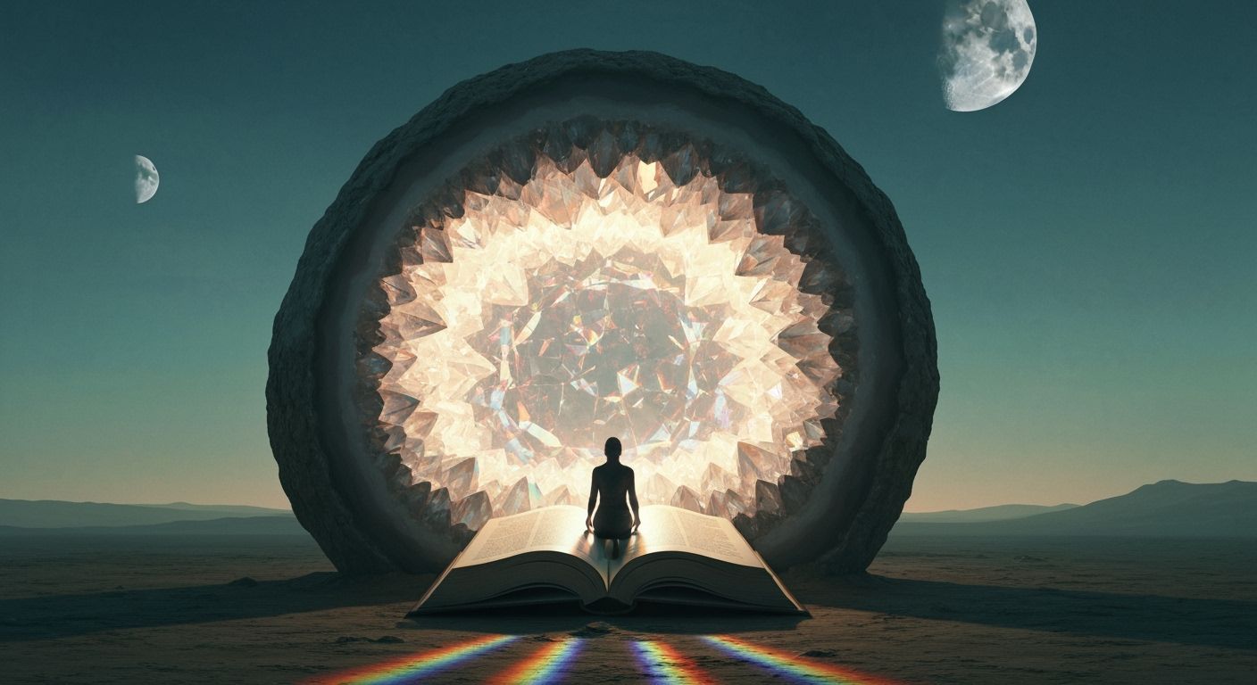 Geode Reader on Alien World: Stålenhag Style