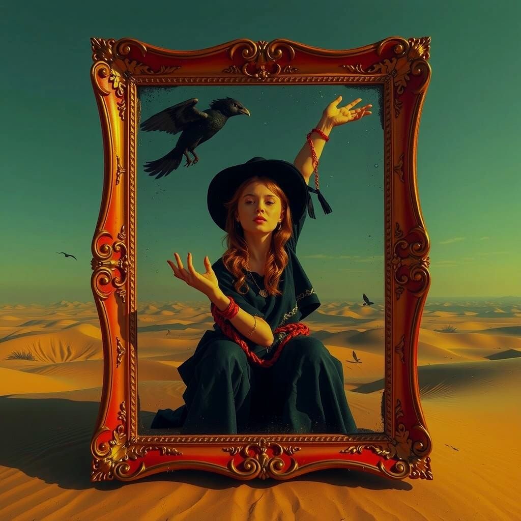 Vibrant Swirls of Red and Crimson