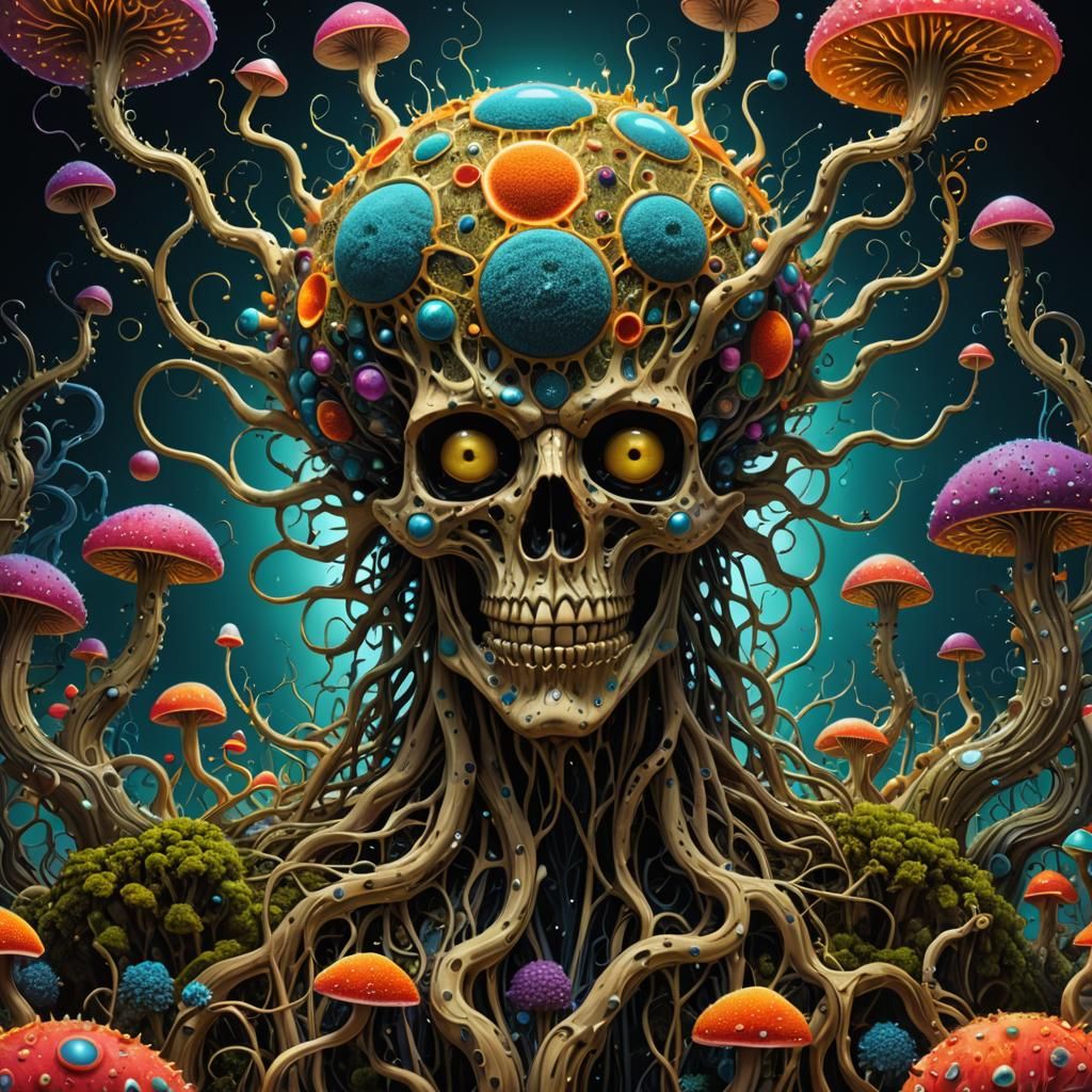 Dali-esque Fungus Spirit in HDR