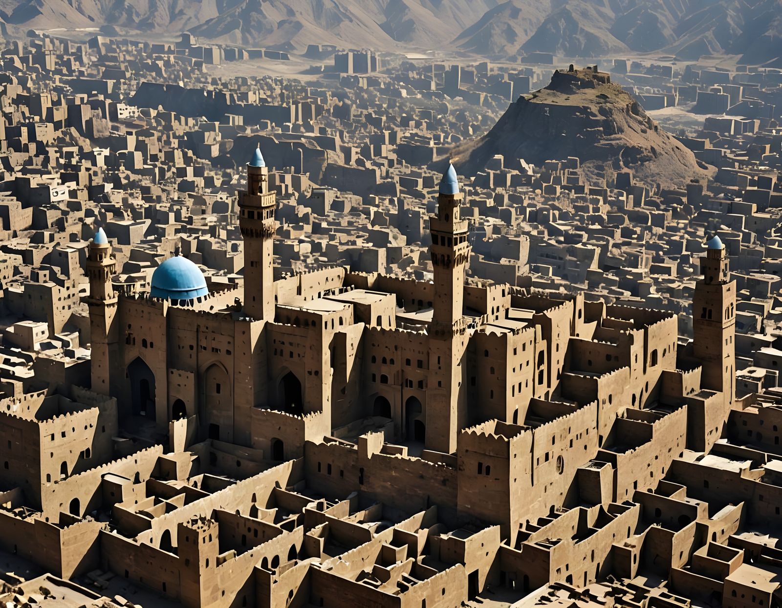 Ancient Citadel in Yemeni City of Taiz