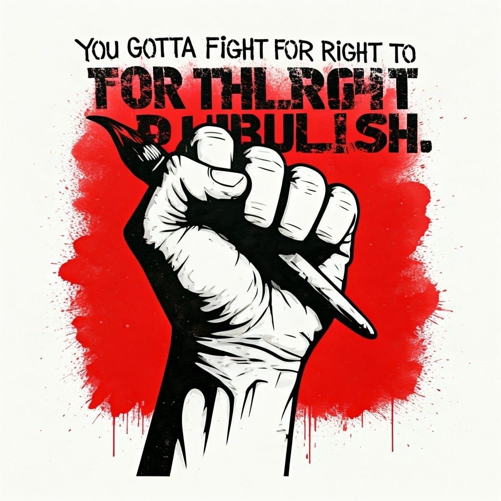 Urban Street Art Mural in Gritty Graffiti Style