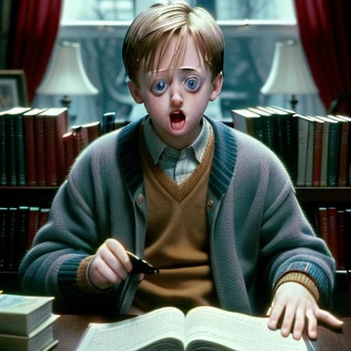 Kevin McCallister in the "Home Alone" movies.The Pagemaster himself is not a separate character but a transformed state ...