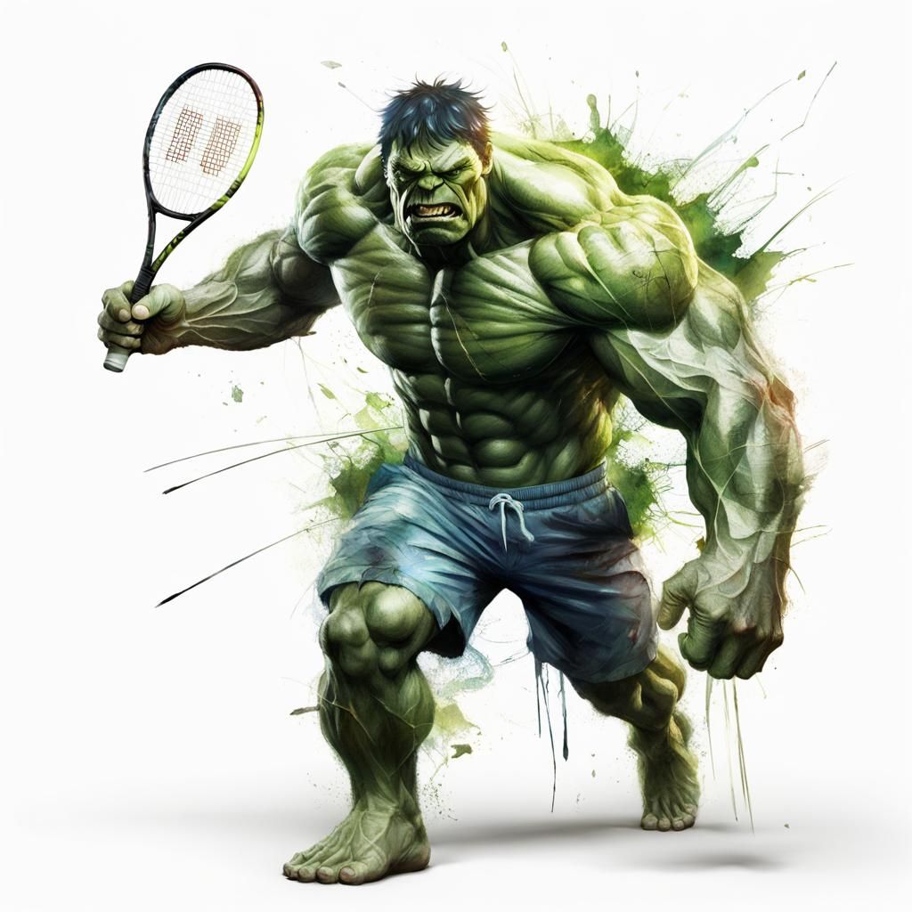 BALL WAS GOOD! HULK SMASH RACKET!