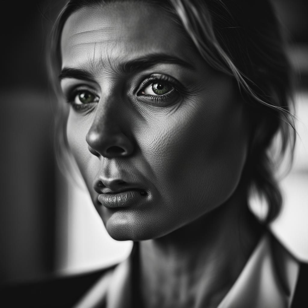 Businesswoman Portrait in Ambient Light