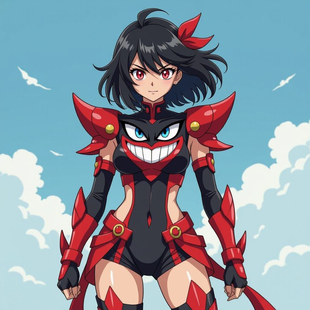 Anime Battle Outfit with Living Features