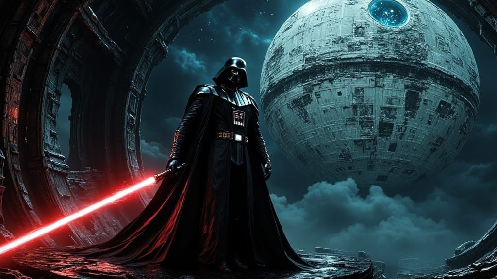 Darth Vader in Ridley Scott's Star Wars Style