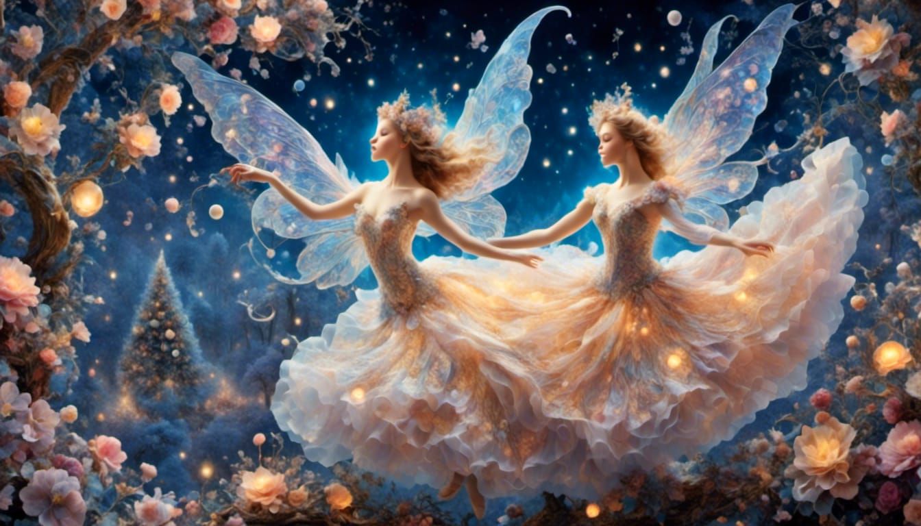 Fairies Dancing in the Forest