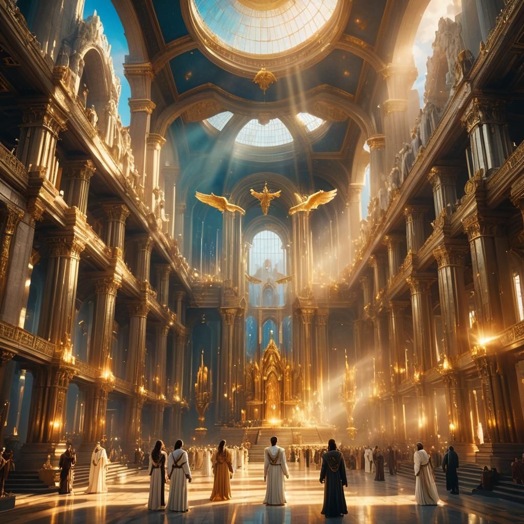 United Humanity in a Divine Temple