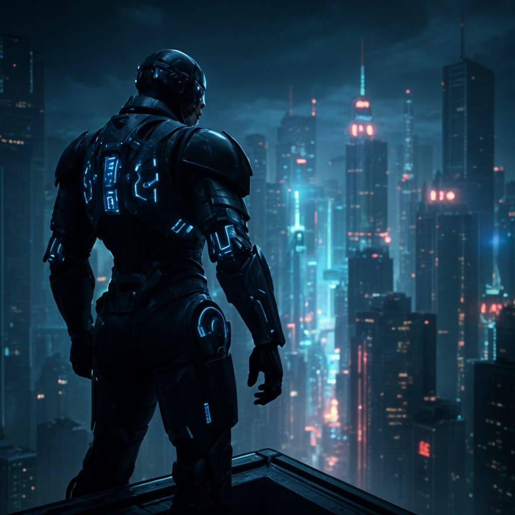 Cybernetic warrior...