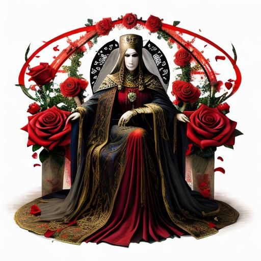 Beautiful Rose Priestess