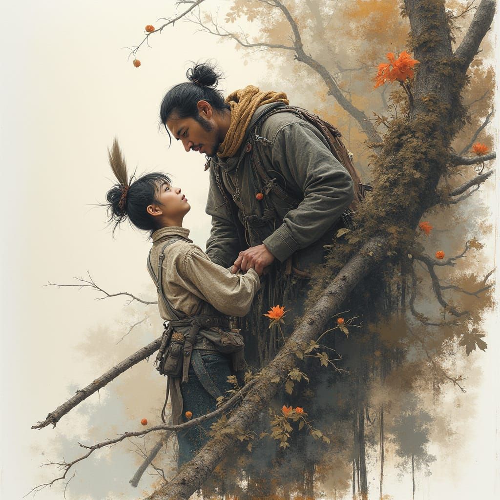 Dynamic Characters in a Whimsical Fantasy World