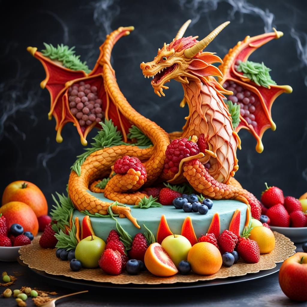Dragon cake
