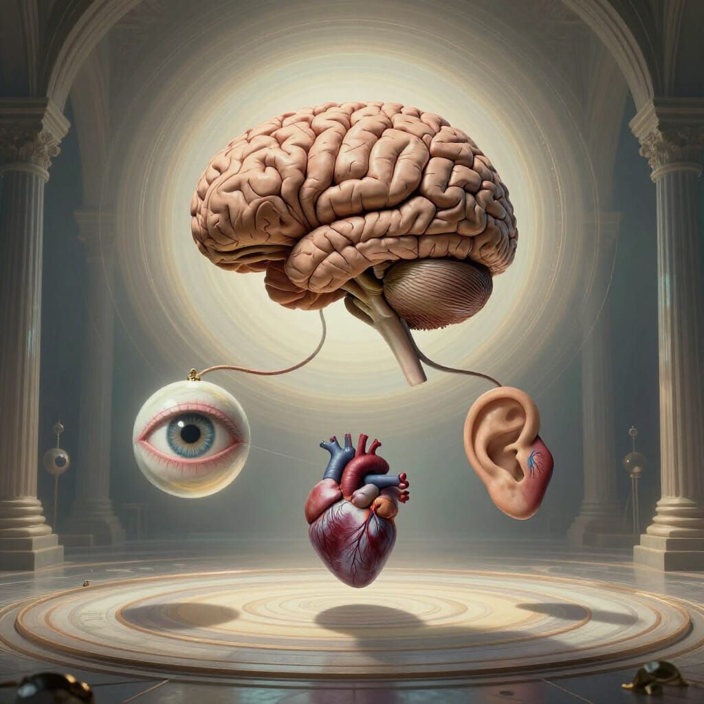 Anatomical Brain Controlling Senses and Emotions in Cosmic H...