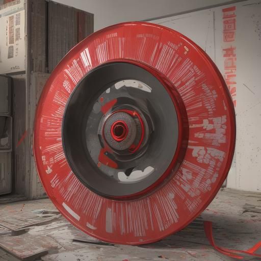 Damaged Data Reels in 1970s Futurism Style