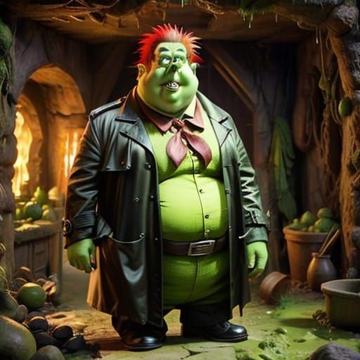 Fungus the Bogeyman in his messy house