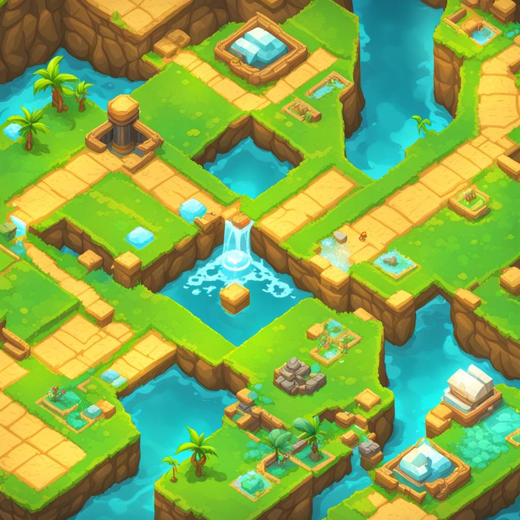 AI Generated Image of Palworld Game