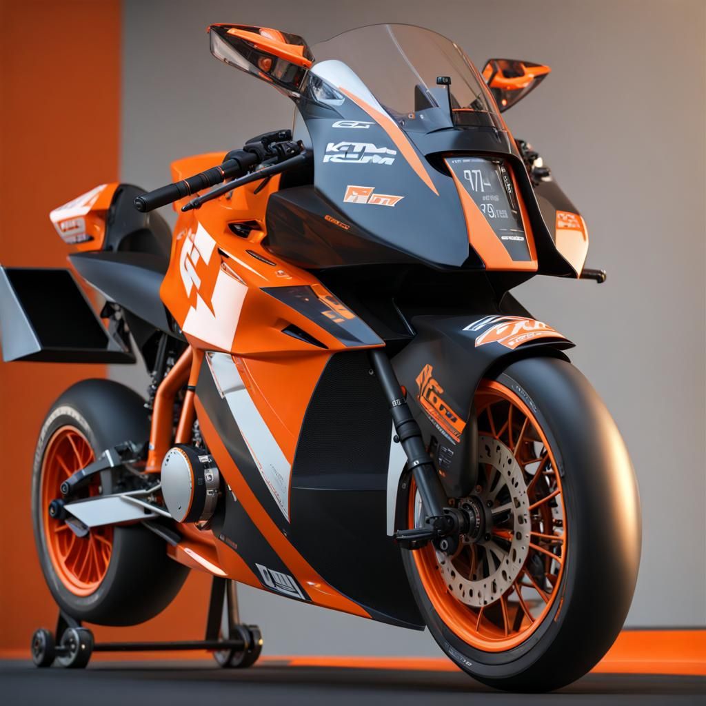 KTM GTX-GT3 at Le Mans: Ultrarealistic 8K Rendering