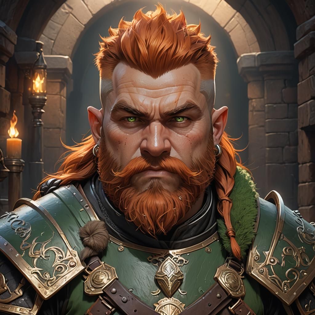 Brondor, dwarf warrior