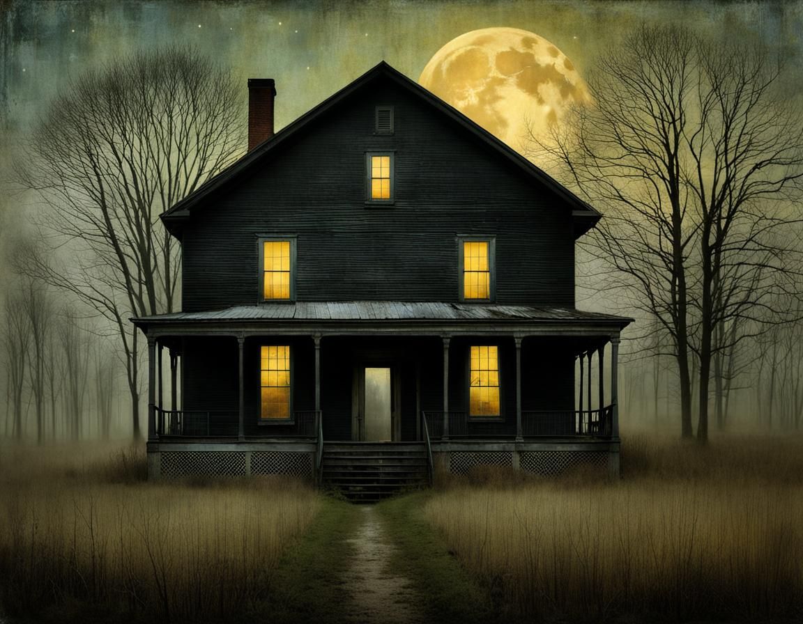 Intricate Night to Day Transition: Detailed Digital Art