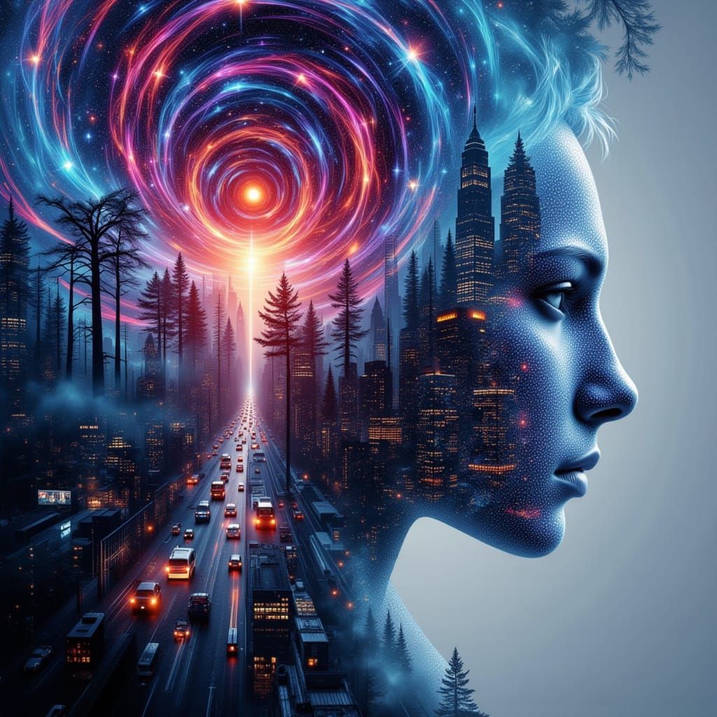 Double Exposure head