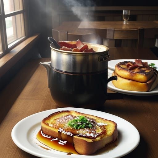 stuffed french toast with bacon