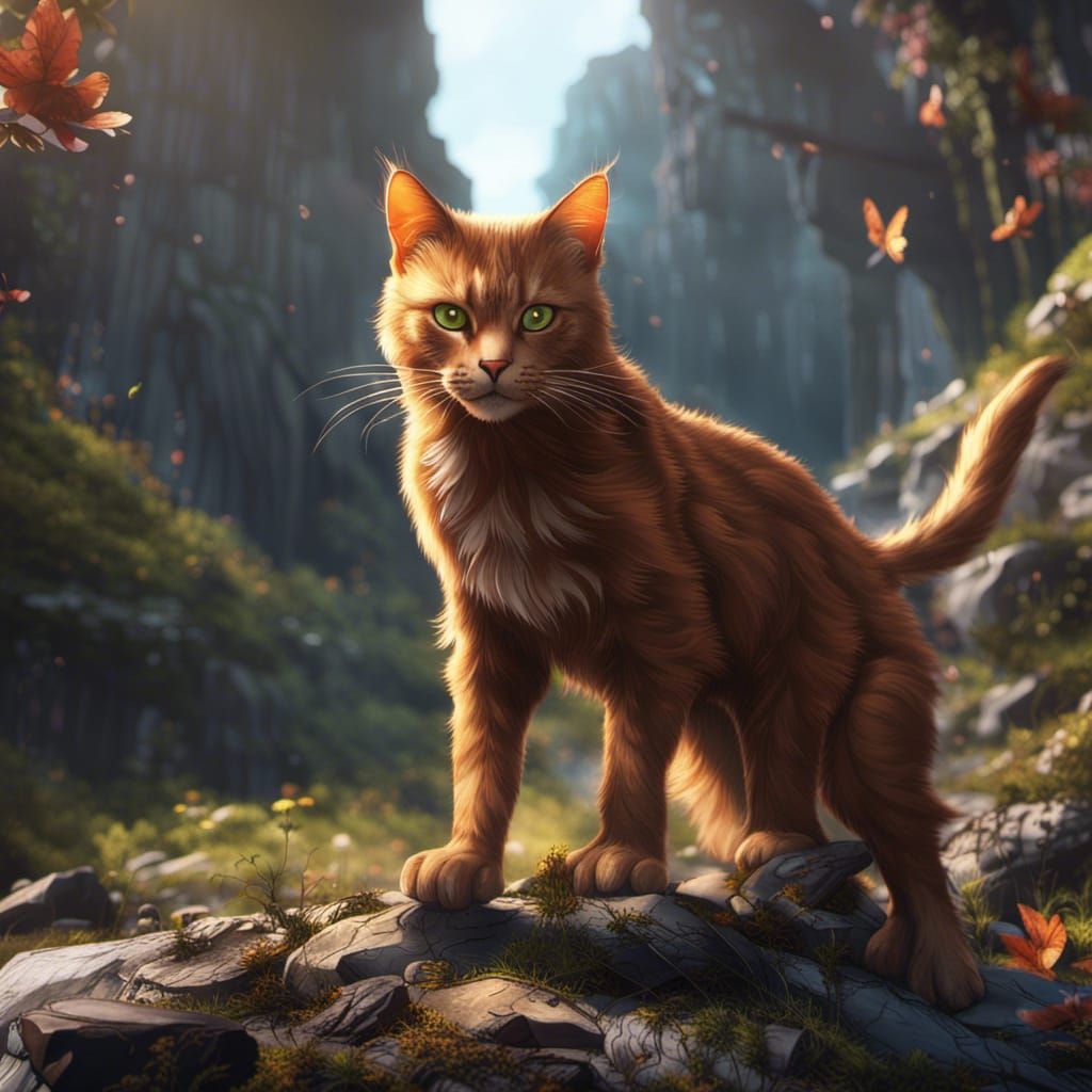 Fantastical Warrior Cats Concept Art