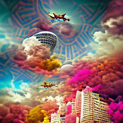 Futuristic Cityscape with Advanced Technology