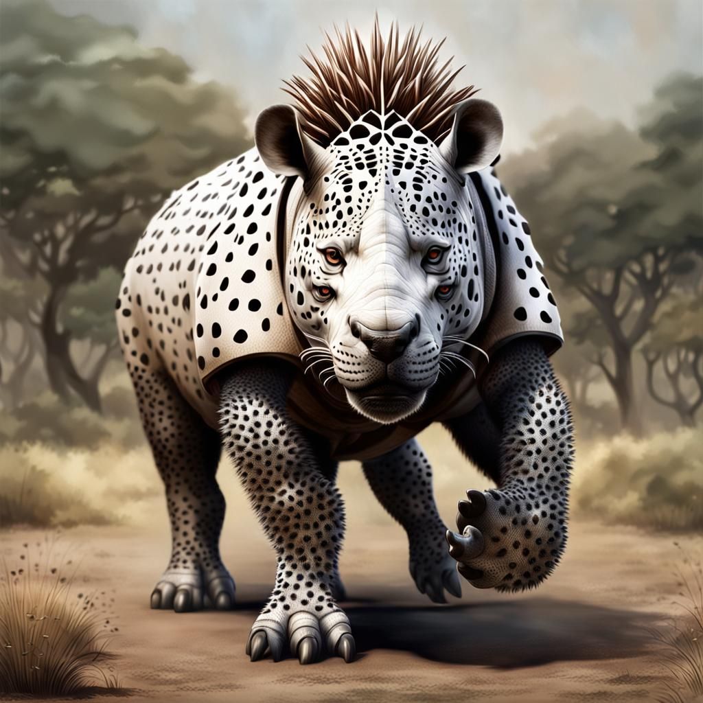 Hybrid: Rhino, Porcupine, Jaguar Mix