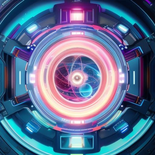 Time Machine Creates Magical Portal in Anime Style