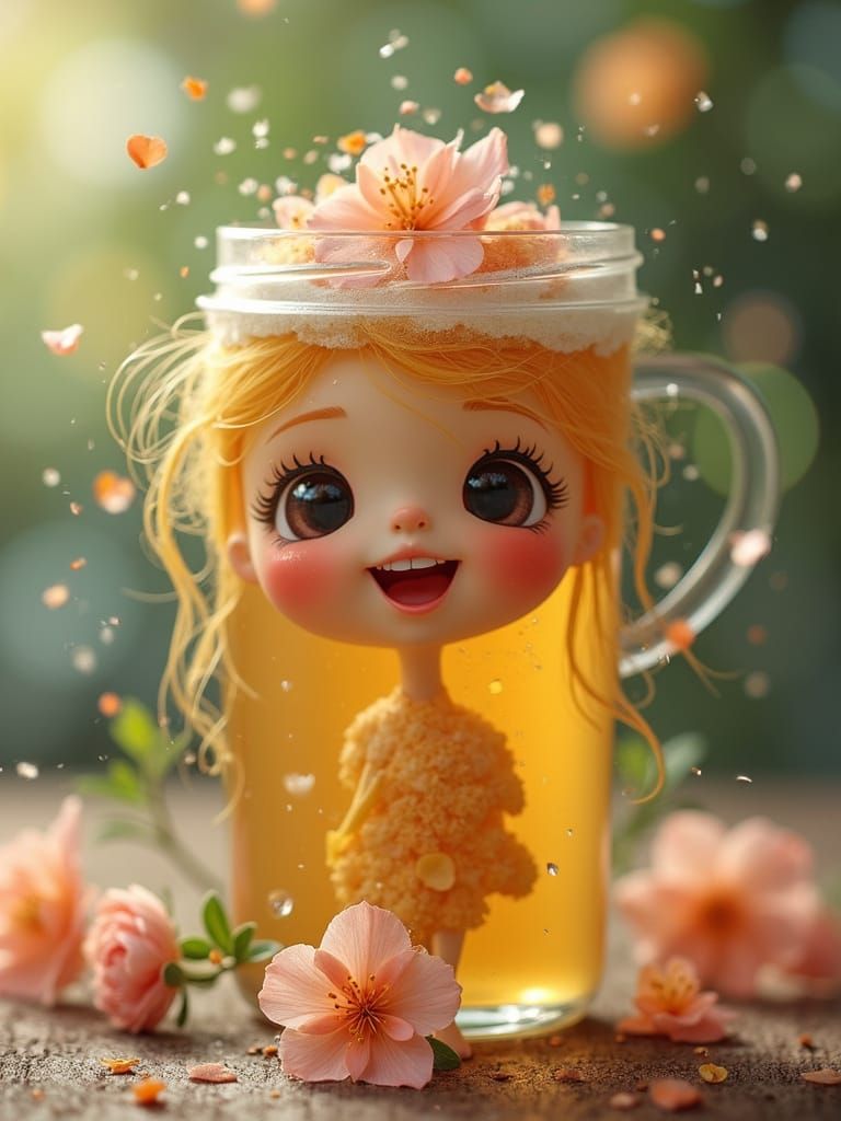 Sweet Expression of Joy and Happiness