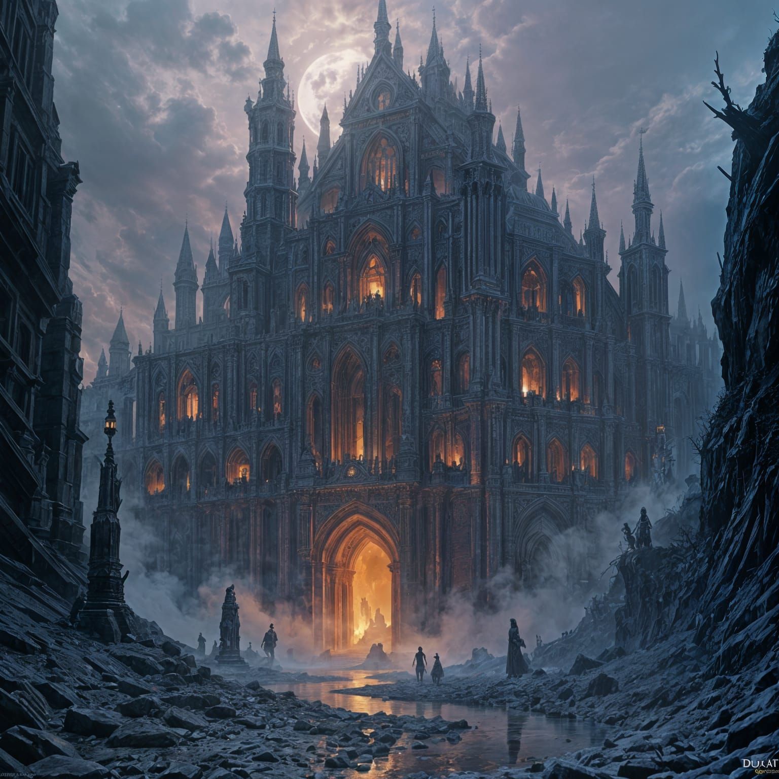 Dark Fantasy Dungeon of Deaths Domain in 8K