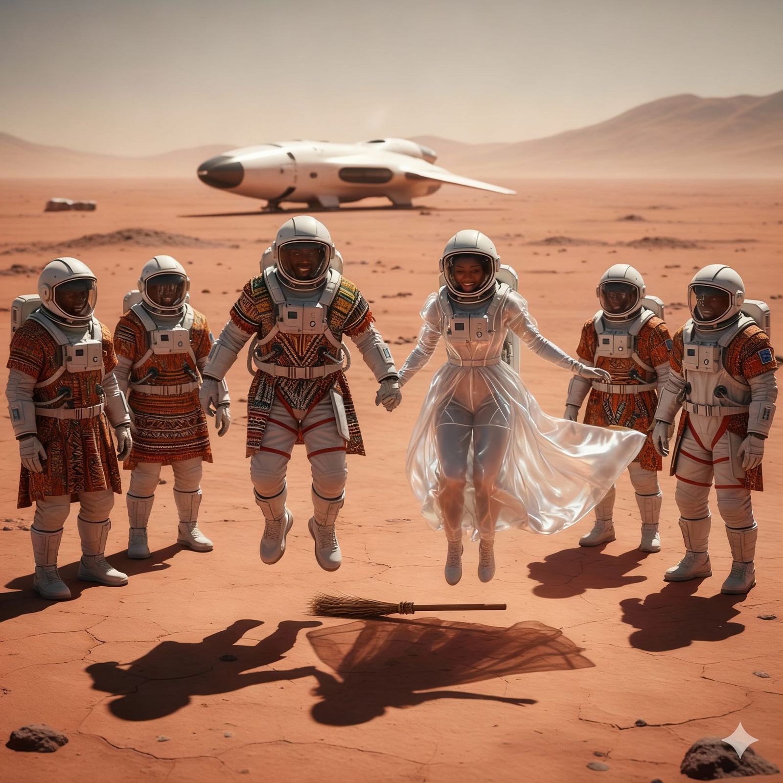Nigerian Astronauts Wedding on Mars in 2039