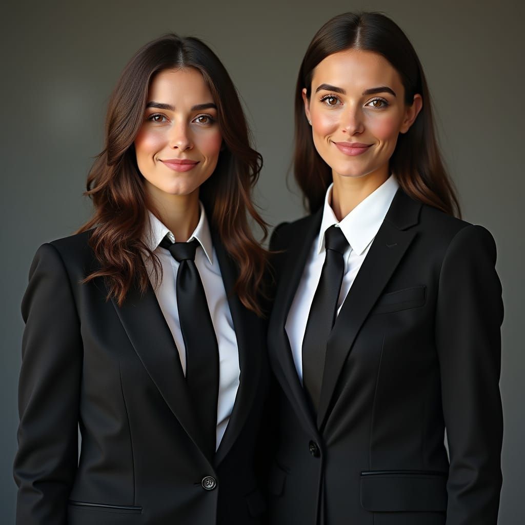 Women Executives in Bold Business Attire