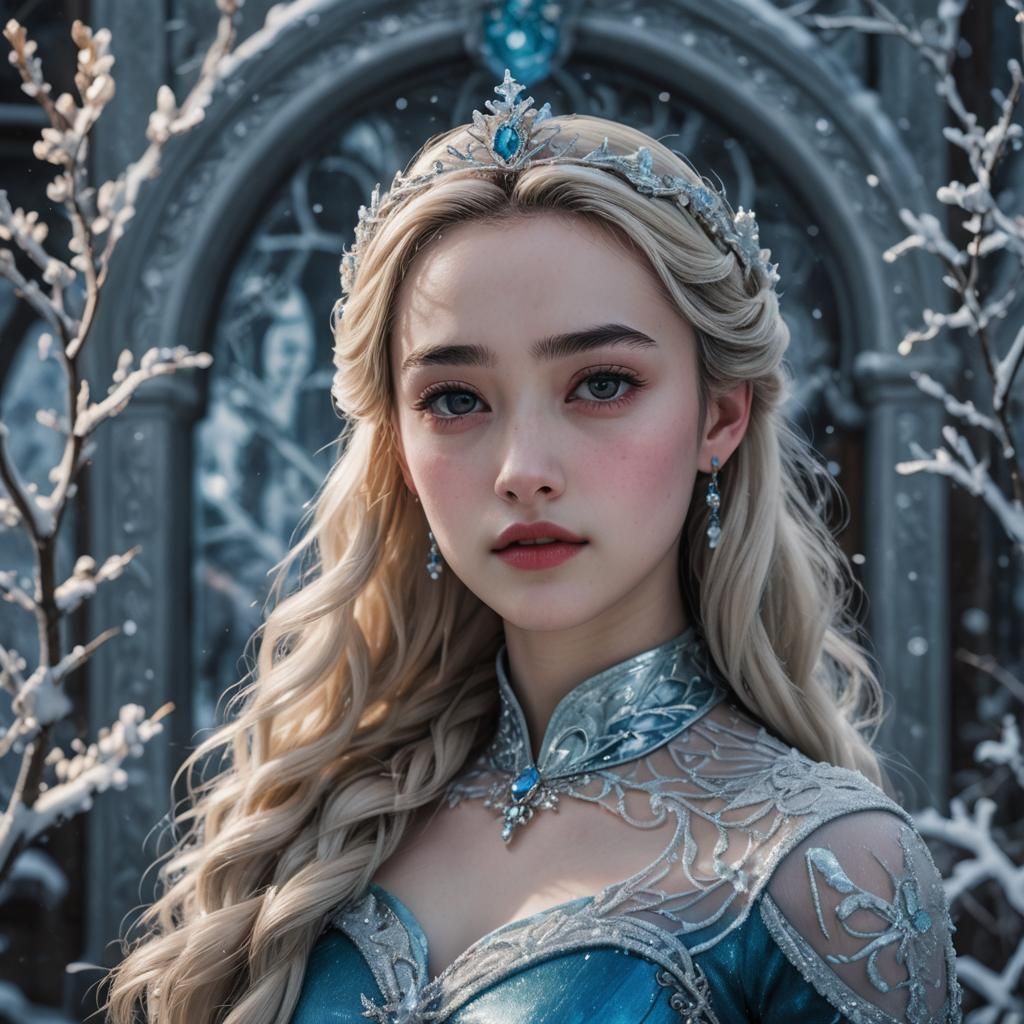 Dilraba Dilmurat as Disneypunk Elsa