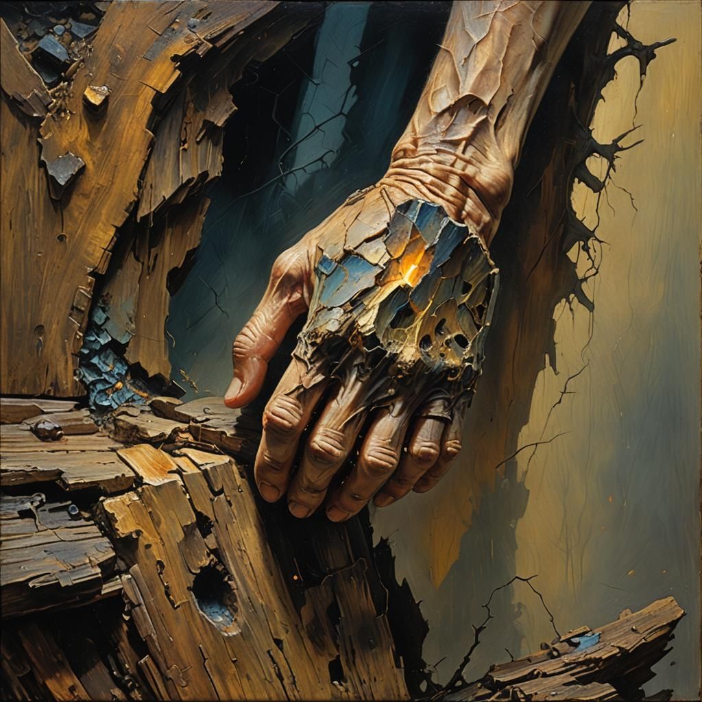 Mysterious Hand Emerges with Ancient Artifact