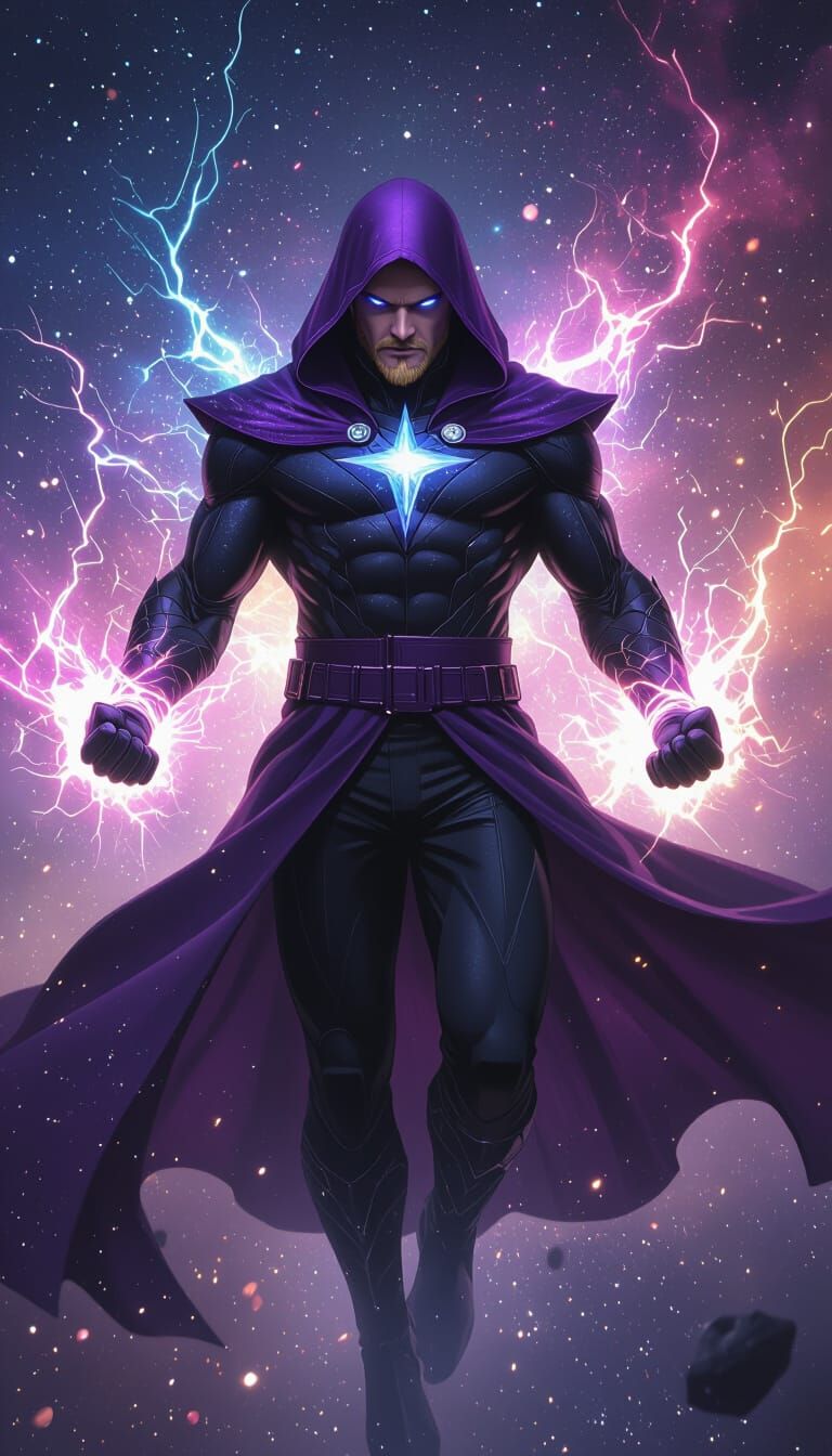 Nebula Hero in Cosmic Stardust