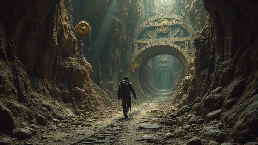 Clockwork Canyon: A Descent into a Mechanical Underworld