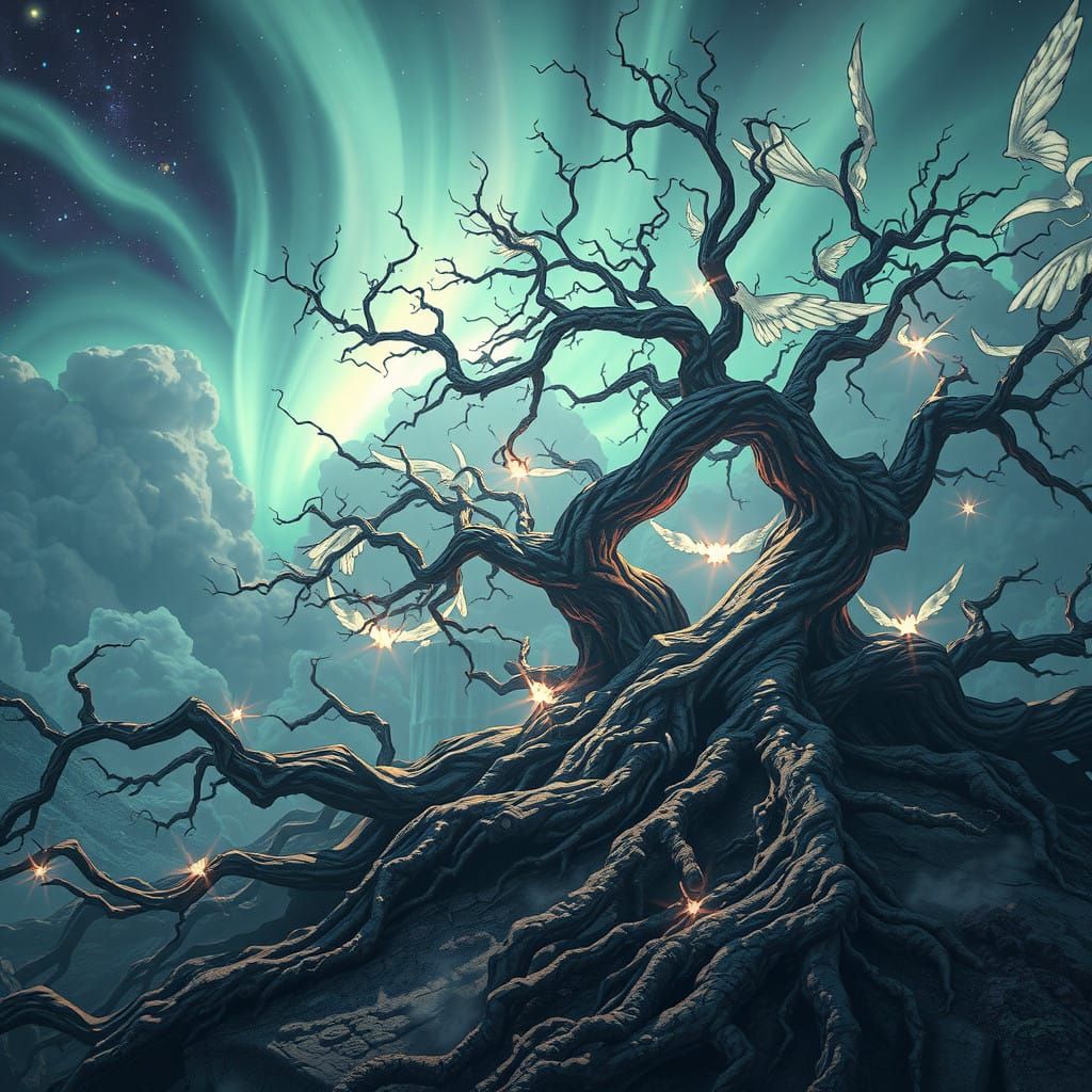 Fantasy Realm of Ethereal Spirits in Final Fantasy Universe