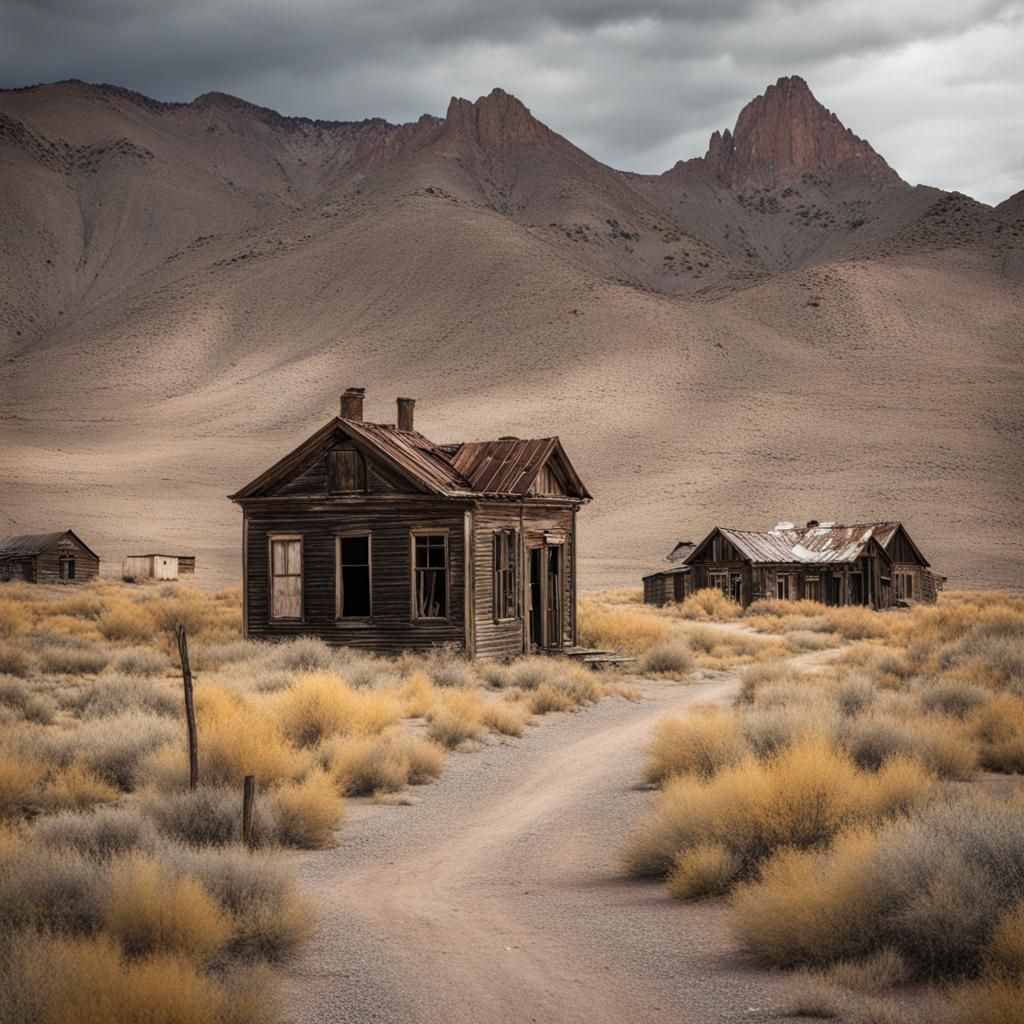 Serene Exploration of Abandoned Ghost Towns