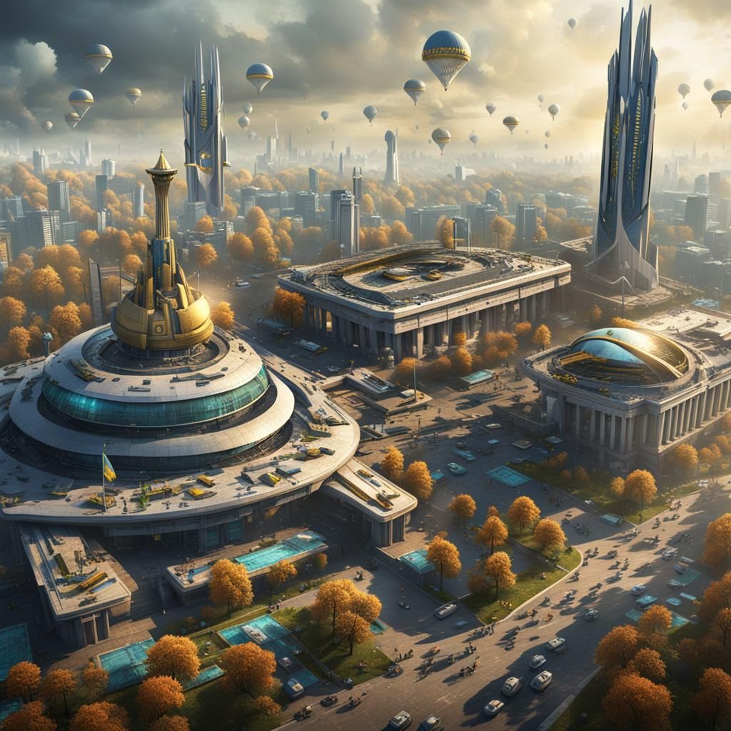 The high-tech capital of the future State of Ukraine. Kyiv