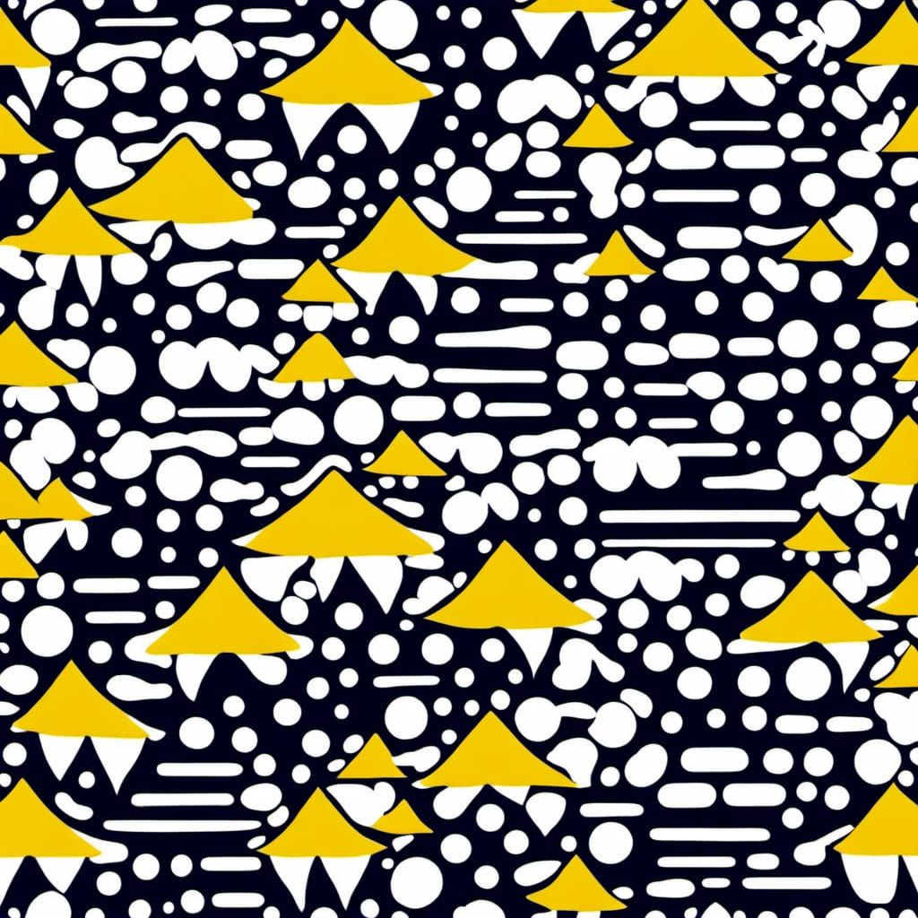Pop Art Pattern in Lichtenstein Style