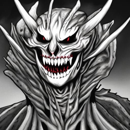 Terrifying True Demon Portrait